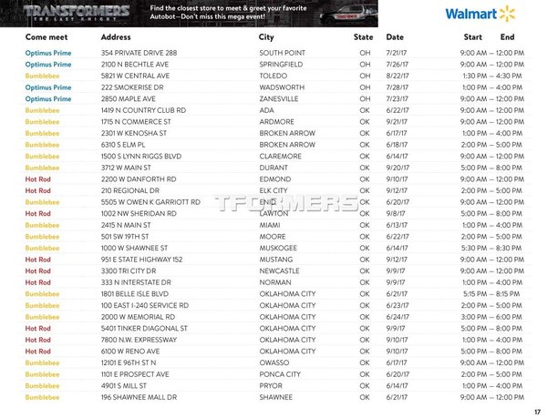 Autobot Unite Walmart US Transformers The Last Knight Tour Stops And Dates 18 (18 of 29)